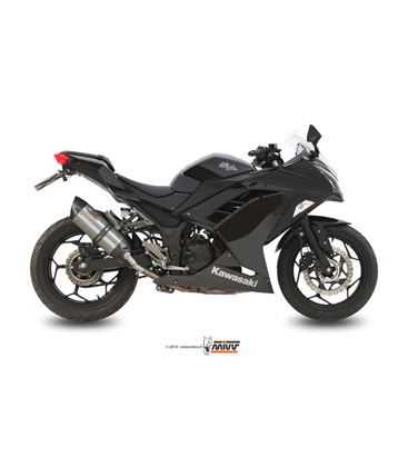 KAWASAKI NINJA 300 2013 - 2016 SUONO INOX COPA CARBONO MIVV