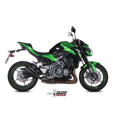 KAWASAKI Z900 2017 - 2019 DOUBLE GUN BLACK MIVV