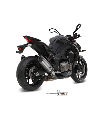 KAWASAKI Z1000 / Z1000 R EDITION 2014 - SUONO INOX COPA CARBONO MIVV