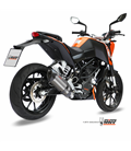 KTM 125 DUKE 2011 - 2016 SUONO INOX COPA CARBONO MIVV