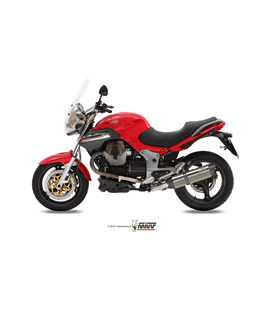 MOTO GUZZI BREVA 1100 2005 - 2011 SUONO INOX COPA CARBONO MIVV