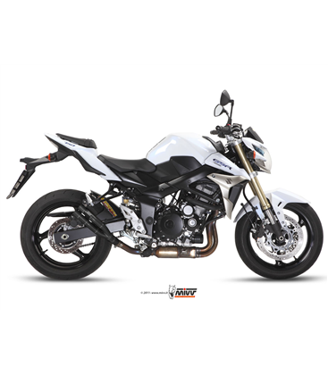 SUZUKI GSR 750 2011 - 2016 DOUBLE GUN BLACK MIVV