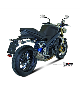 TRIUMPH SPEED TRIPLE 2007 - 2010 SUONO INOX COPA CARBONO MIVV