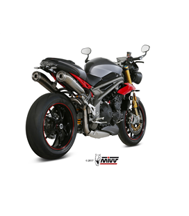 TRIUMPH SPEED TRIPLE 2016 - 2017 GHIBLI INOX/ST. STEEL MIVV