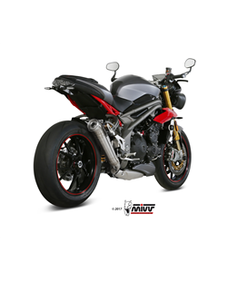 TRIUMPH SPEED TRIPLE 2016 - 2017 GHIBLI INOX/ST. STEEL MIVV