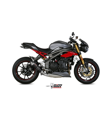 TRIUMPH SPEED TRIPLE 2016 - 2017 GP BLACK MIVV