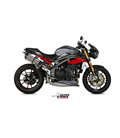 TRIUMPH SPEED TRIPLE 2016 - 2017 SUONO INOX COPA CARBONO MIVV