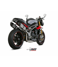 TRIUMPH SPEED TRIPLE 2016 - 2017 SUONO INOX COPA CARBONO MIVV