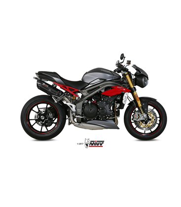 TRIUMPH SPEED TRIPLE 2016 - 2017 SUONO BLACK MIVV