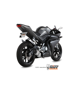 YAMAHA YZF R125 2014 - 2018 SUONO INOX COPA CARBONO MIVV