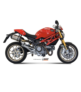 DUCATI MONSTER 1100 2008 - 2010 SUONO INOX COPA CARBONO MIVV