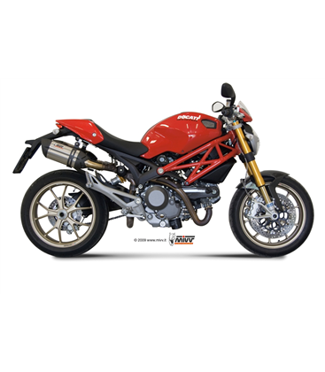 DUCATI MONSTER 796 2010 - 2014 SUONO INOX COPA CARBONO MIVV