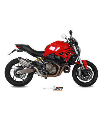 DUCATI MONSTER 821 2014 - 2017 SUONO INOX COPA CARBONO MIVV