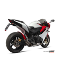 HONDA CBR 600 F 2011 - 2013 DOUBLE GUN FULL TITANIUM MIVV