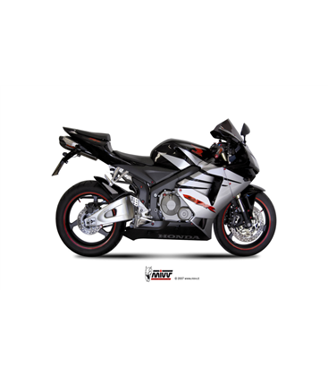 HONDA CBR 600 RR 2005 - 2006 SUONO INOX COPA CARBONO MIVV