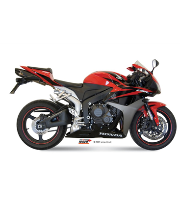 HONDA CBR 600 RR 2007 - 2012 SUONO INOX COPA CARBONO MIVV