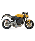 HONDA HORNET 600 2007 - 2013 SUONO INOX COPA CARBONO MIVV