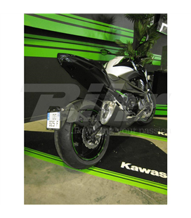 PORTAMATRÍCULAS A LA RUEDA KAWASAKI Z800 NEGRO