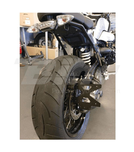 PORTAMATRÍCULAS A LA RUEDA BMW R NINET 1200 NEGRO