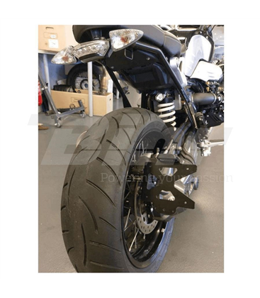 PORTAMATRÍCULAS A LA RUEDA BMW R NINET 1200 NEGRO