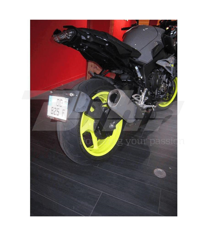 PORTAMATRÍCULAS A LA RUEDA YAMAHA MT-09 NEGRO ACCESORIOS Y REPUESTOS PARA  MOTOS