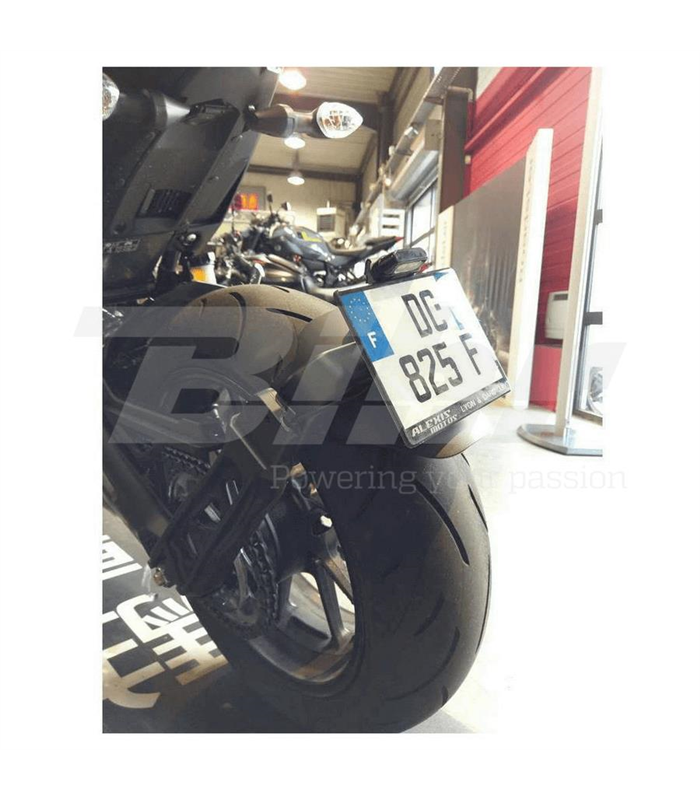 PORTAMATRÍCULAS A LA RUEDA YAMAHA MT-09 NEGRO ACCESORIOS Y REPUESTOS PARA  MOTOS