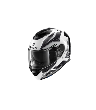 SHARK SPARTAN 1.2 ANTHEON BLANCO PLATA NEGRO