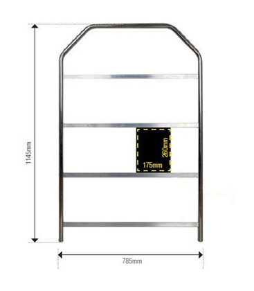 PITBOARD LIGHTECH 1400X785 - 36 CUADROS NEGRO