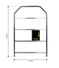 PITBOARD LIGHTECH 1400X785 - 36 CUADROS NEGRO