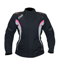 CHAQUETA RST GEMMA NEGRO/ROSA