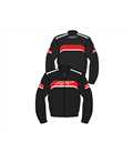 CHAQUETA TEXTIL (HOMBRE) RST PILOT NEGRO/ROJO