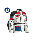 CHAQUETA TEXTIL (HOMBRE) CON AIRBAG RST ADVENTURE-X AZUL/ROJO , TALLA 50/S