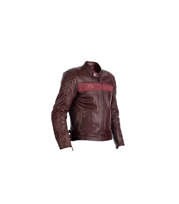 CHAQUETA DE PIEL (HOMBRE) RST BRANDISH ROJO