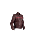 CHAQUETA DE PIEL (HOMBRE) RST BRANDISH ROJO