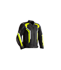 CHAQUETA DE PIEL (HOMBRE) RST AXIS NEGRO/AM. FLÚOR