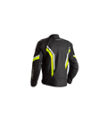 CHAQUETA DE PIEL (HOMBRE) RST AXIS NEGRO/AM. FLÚOR