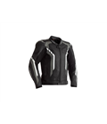 CHAQUETA DE PIEL (HOMBRE) RST AXIS NEGRO/BLANCO
