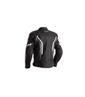 CHAQUETA DE PIEL (HOMBRE) RST AXIS NEGRO/BLANCO