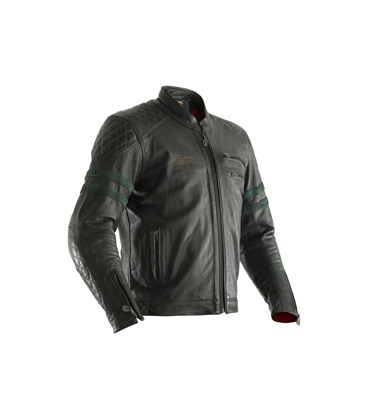 CHAQUETA DE PIEL (HOMBRE) RST HILLBERRY VERDE
