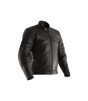 CHAQUETA DE PIEL (HOMBRE) RST HILLBERRY NEGRO