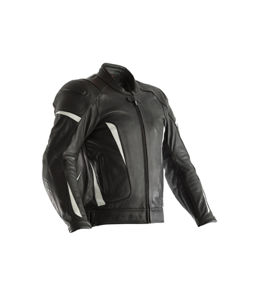 CHAQUETA DE PIEL (HOMBRE) RST GT CE BLANCO