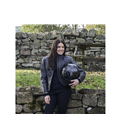 CHAQUETA CUERO (MUJER) RST ROADSTER II NEGRO