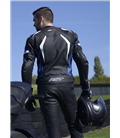CHAQUETA DE CUERO (HOMBRE) RST R-18 BLANCO