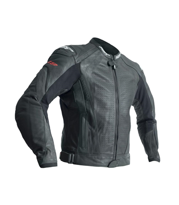 CHAQUETA DE CUERO (HOMBRE) RST R-18 NEGRO