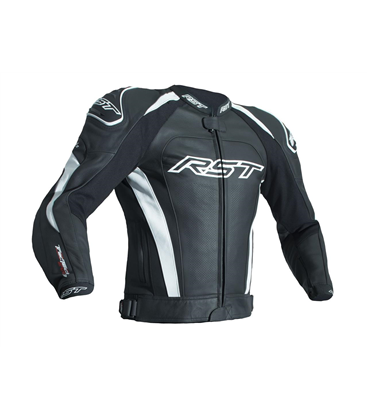 CHAQUETA DE CUERO (HOMBRE) RST TRACTECH EVO III BLANCO