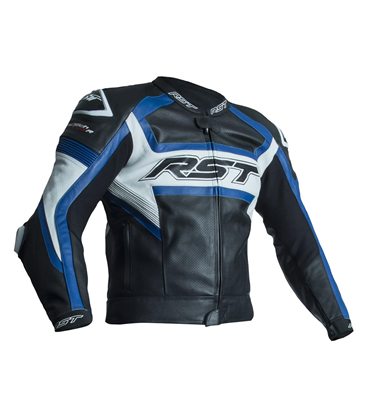 CHAQUETA DE CUERO (HOMBRE) RST TRACTECH EVO-R AZUL
