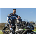 CHAQUETA DE CUERO (HOMBRE) RST TRACTECH EVO-R AZUL