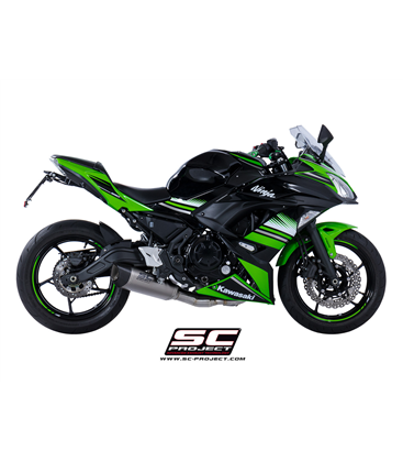 KAWASAKI NINJA 650 (2017 - 2019) SISTEMA DE ESCAPE COMPLETO 2-1 SC PROJECT