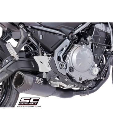 KAWASAKI NINJA 650 (2017 - 2019) SISTEMA DE ESCAPE COMPLETO 2-1 SC PROJECT