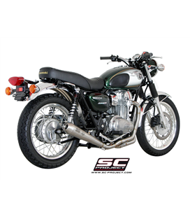 KAWASAKI W800 (2010 - 2017) SISTEMA DE ESCAPE COMPLETO 2-1 SC PROJECT